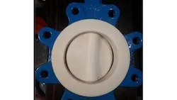 شیرآلات صنعتی-شیر پروانه ای تمام PTFE