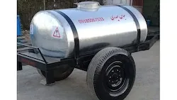 تانکر آب پشت تراکتور